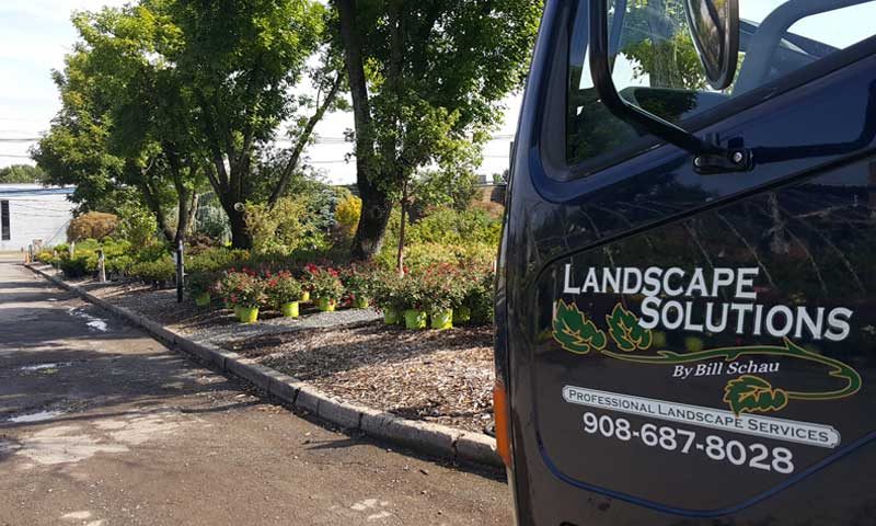 professional-landscaping-services landscape-truck-picking-up-flowers-for-delivery
