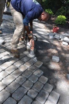 Hardscaping Installation of Paver Stones